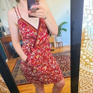 NWT Eyeshadow Juniors faux wrap dress